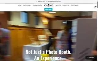 Cake Photo Booth website