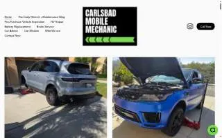 Carlsbad Mobile Mechanic website