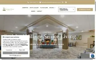 Carlsbad Village Senior Living website