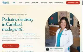 CarlsbaDDS Pediatric Smiles website
