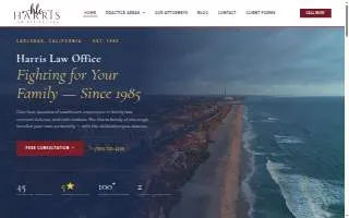Harris Law Office, APC website