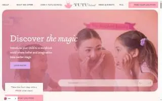 Tutu School Lubbock website