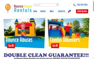 Carmichael Bounce House Rental website