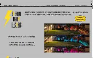 Eternal Light Electric website
