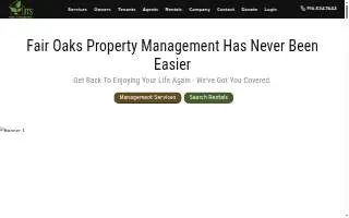 JTS Property Management of Carmichael website