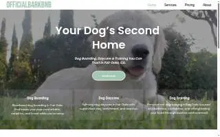 officialbarkbnb of Carmichael website
