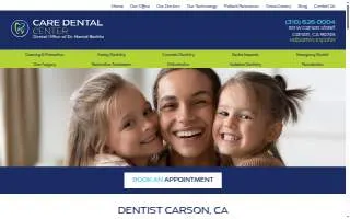 Care Dental Center website