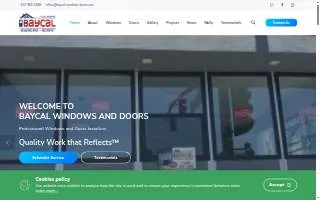 Baycal Windows and Doors of Castro Valley website
