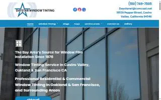 Daystar Window Tinting website