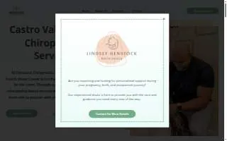 Henstock Chiropractic website