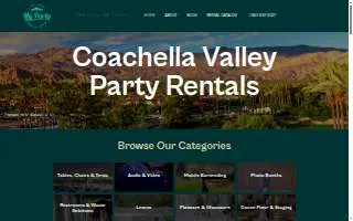 My Party Rental Guys of Cathedral City website
