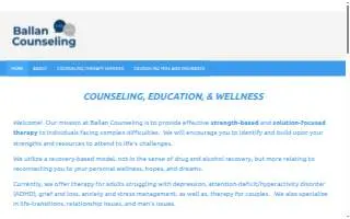 Ballan Counseling website
