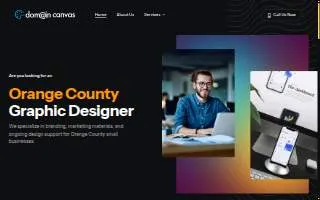 Domain Canvas Design Services website