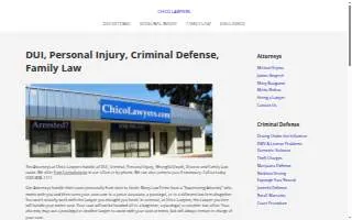 Chico Lawyers website