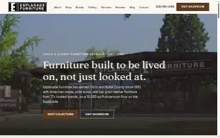 Esplanade Furniture website