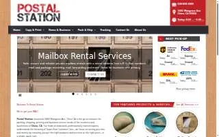 Postal Station website