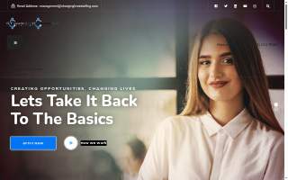 Changing Lives Staffing website