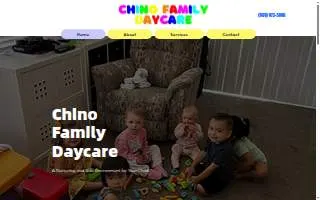 Chino Family Daycare website