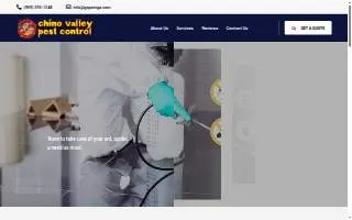 Chino Valley Pest Control website