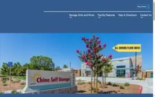 Chino Self Storage website