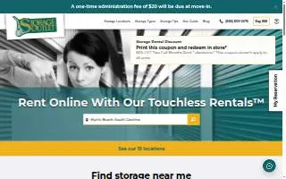 Storage Outlet of Chino website