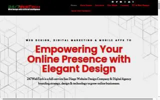 247WebTech website