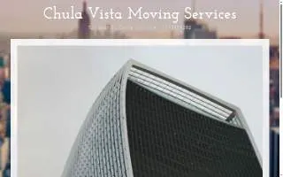 Chula Vista Moving Services website
