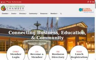 Citrus Heights Chamber of Commerce website