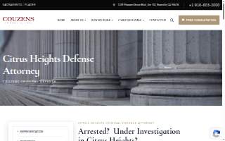 Couzens Criminal Defense of Citrus Heights