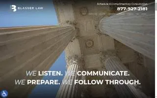 Blasser Law website