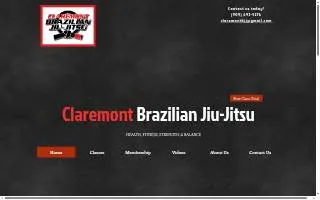 Claremont Brazilian Jiu Jitsu website