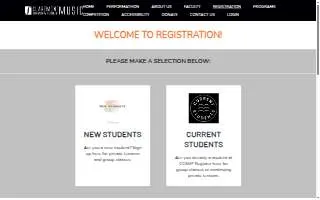 Claremont Community School of Music website