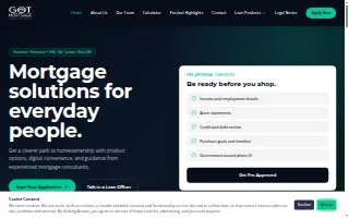 Got Mortgage Solutions website