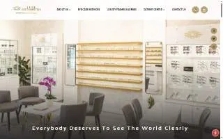 LUXE Optometry website