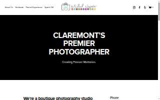 Michael Negrete Photography of Claremont website