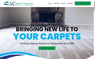 SC Carpet Cleaners of Claremont website