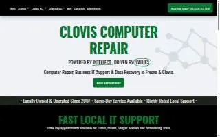 Clovis Computer Repair website
