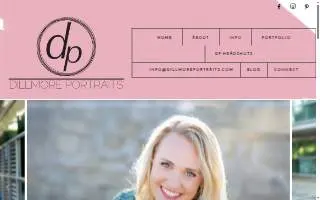 Dillmore Portraits website