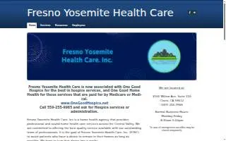 Fresno Yosemite Health Care website