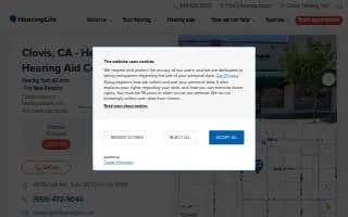 HearingLife Hearing Aid Center of Clovis CA website