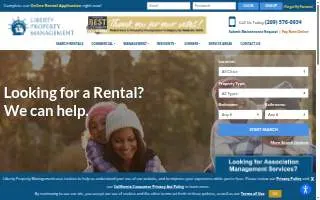 Liberty Property Management - Fresno/Clovis website