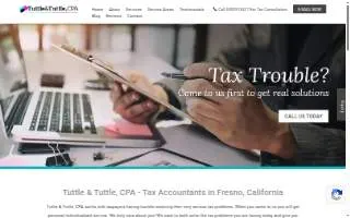 Tuttle & Tuttle CPA website