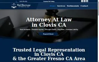 Val Dornay Attorney at Law website