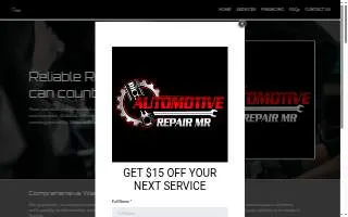 Automotive Repair MR website