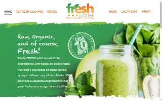 Fresh Juice Bar La Quinta website