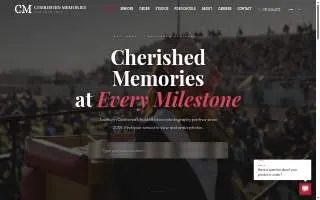 Cherished Memories Photography - Colton Studio website