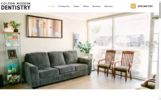Colton Modern Dentistry website