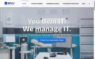 ENV IT Systems website