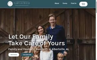 Compton Eyecare Optometry website