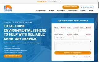 Compton HVAC Services website